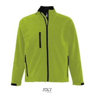 Chaqueta de hombre con cremallera softshell personalizable